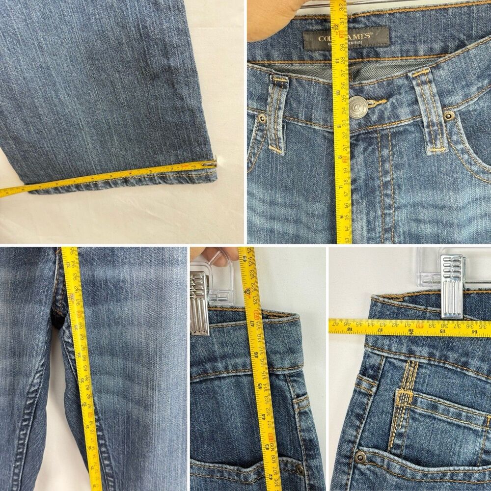 Cody James Men's Wolfstooth Wash Duke Relaxed Bootcut Stretch Denim Jeans 33x36 - Picture 11 of 16